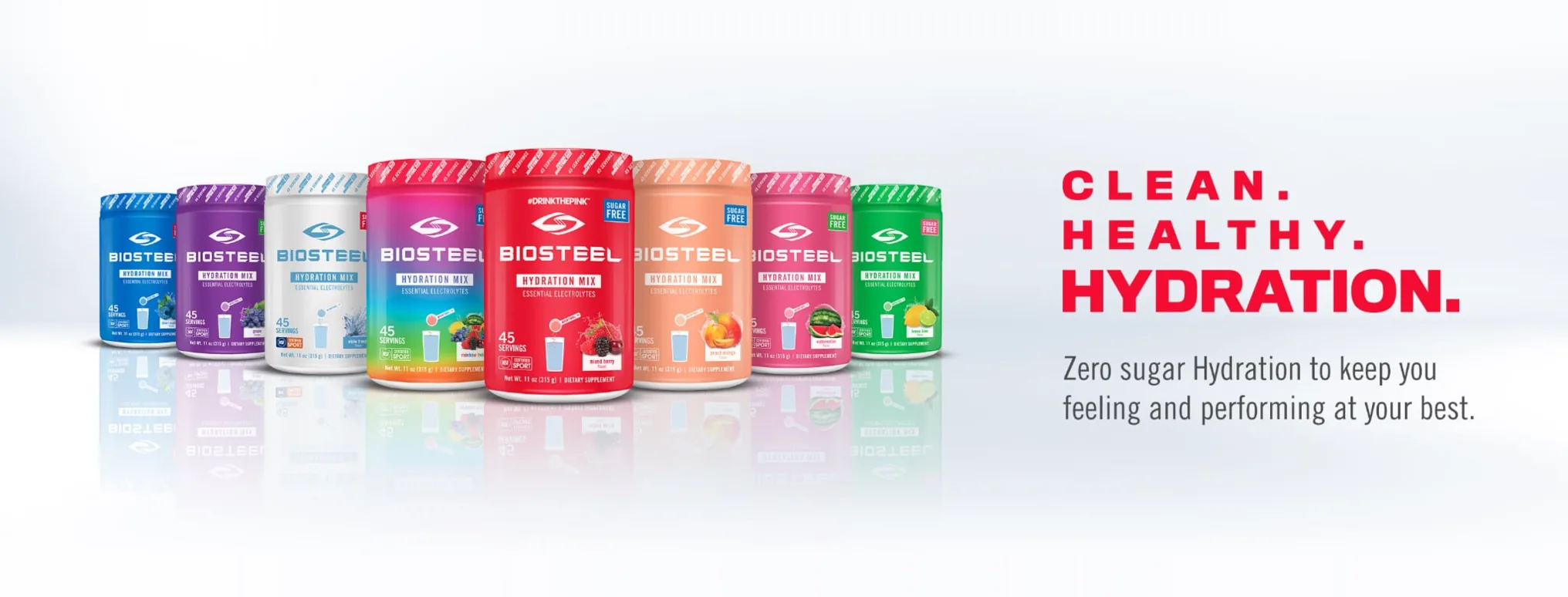 BioSteel Hydration Mix – sukkerfri sportsdrikk med elektrolytter