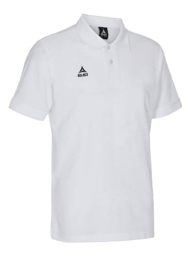 Hvit piquet / polo t-skjorte