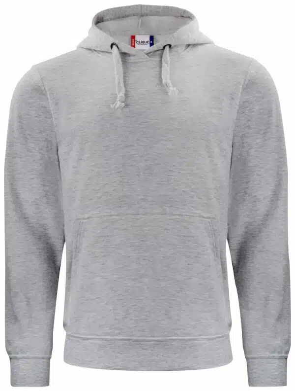 Grå hood i bomull