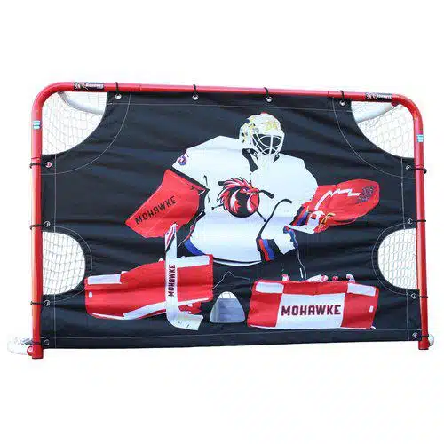 Five target goal plate keeper