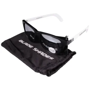 Blade shades white/black chrome