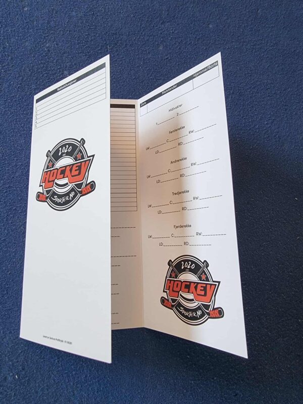 Playbook / kampskjema ishockey