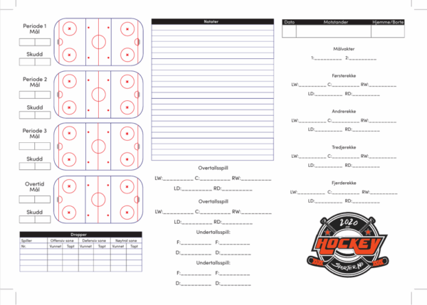 Playbook / kampskjema ishockey - Bilde 3