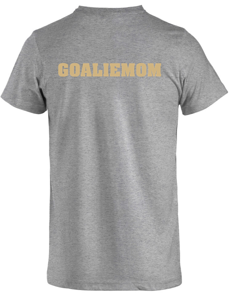 Donut Goaltending t-skjorte grå - Goaliemom - Bilde 2