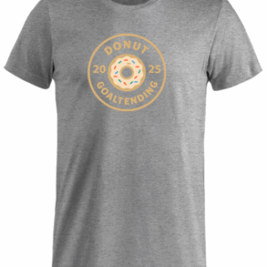 Donut Goaltending t-skjorte grå - Goaliemom