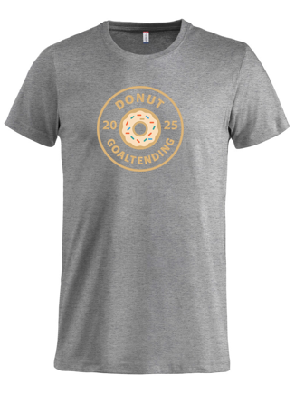 Donut Goaltending t-skjorte grå - Goaliemom