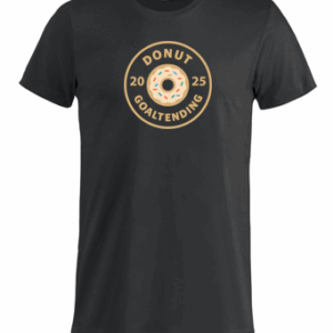 Donut Goaltending t-skjorte svart - Goaliemom