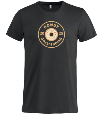 Donut Goaltending t-skjorte svart - Goaliemom