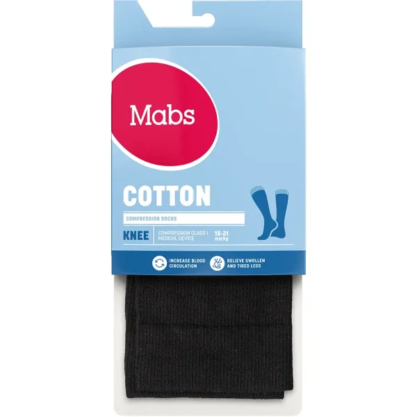 Mabs cotton compression socks XL